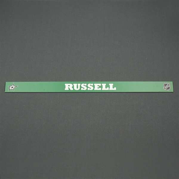 Kris Russell - Dallas Stars - Name Plate