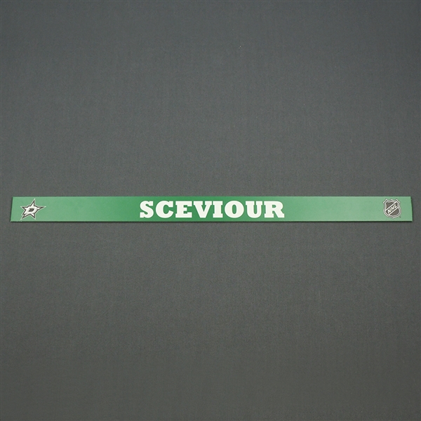 Colton Sceviour - Dallas Stars - Name Plate