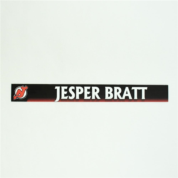 Jesper Bratt - New Jersey Devils Locker Room Nameplate  