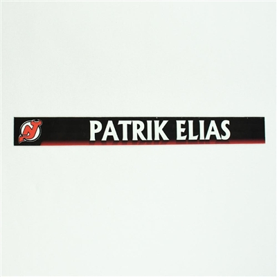 Patrik Elias - New Jersey Devils Locker Room Nameplate  