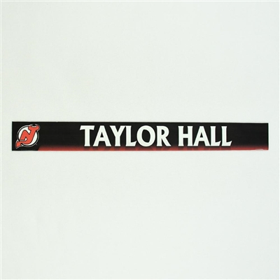 Taylor Hall - New Jersey Devils Locker Room Nameplate  