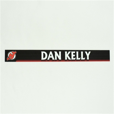 Dan Kelly - New Jersey Devils Locker Room Nameplate  