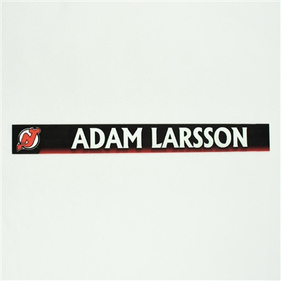 Adam Larsson - New Jersey Devils Locker Room Nameplate  