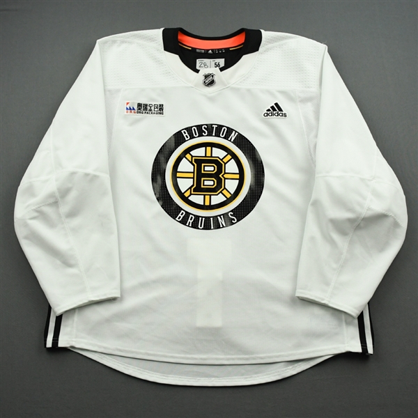 Ondrej Kase - Boston Bruins - Practice-Worn Jersey - 2020-21 NHL Season