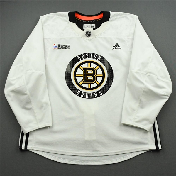 David Krejci - Boston Bruins - Practice-Worn Jersey - 2020-21 NHL Season