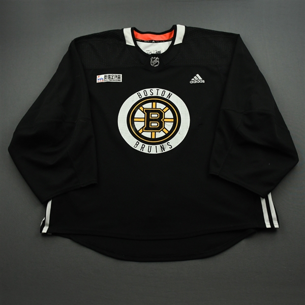 Jaroslav Halak - Boston Bruins - Practice-Worn Jersey - 2020-21 NHL Season