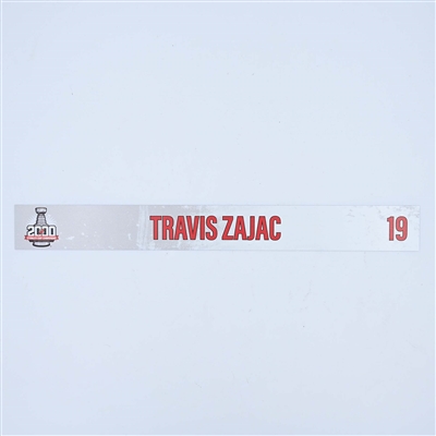 Travis Zajac - 2000 Stanley Cup 20th Anniversary Locker Room Nameplate