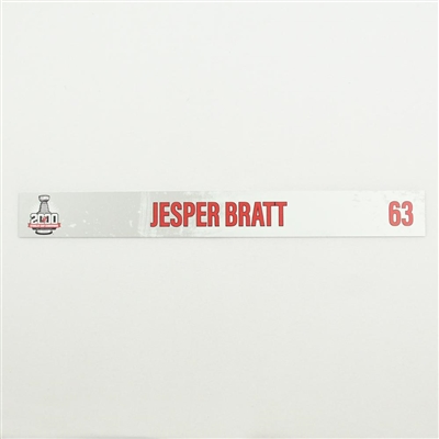 Jesper Bratt - 2000 Stanley Cup 20th Anniversary Locker Room Nameplate