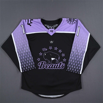 Madi Nichols - Buffalo Beauts - Autographed Hockey Fights Cancer Jersey - Worn January 7, 2023 vs. Minnesota Whitecaps