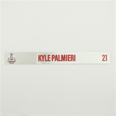 Kyle Palmieri - 2000 Stanley Cup 20th Anniversary Locker Room Nameplate
