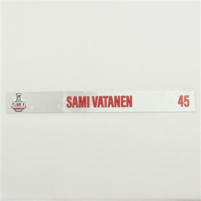 Sami Vatanen - 2000 Stanley Cup 20th Anniversary Locker Room Nameplate