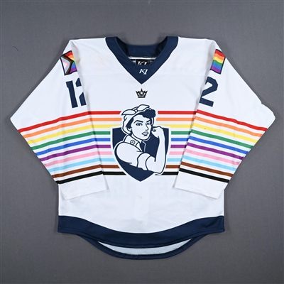 Ebba Berglund - Game-Worn Autographed Pride Jersey - Worn March 10-11, 2023 vs. Buffalo Beauts