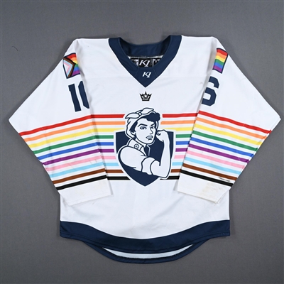 Sarah Bujold - Game-Worn Autographed Pride Jersey - Worn March 10-11, 2023 vs. Buffalo Beauts