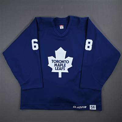 Pierce Norton - Toronto Maple Leafs - Blue Practice-Worn Jersey
