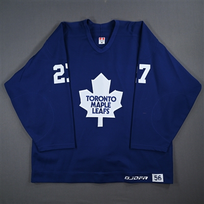 Mike Peca - Toronto Maple Leafs - Blue Practice-Worn Jersey
