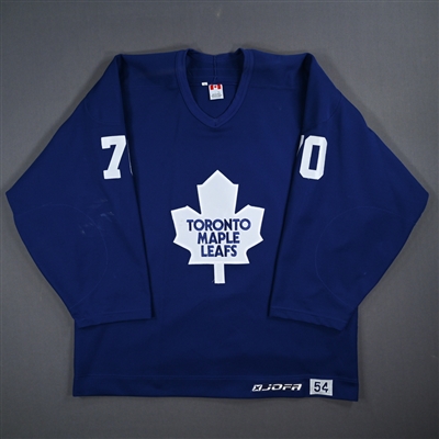 Viktor Stalberg - Toronto Maple Leafs - Blue Practice-Worn Jersey