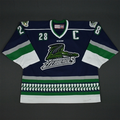 Matt Marquardt - Florida Everblades - 2016 ECHL Captains Club Autographed Game-Worn Jersey