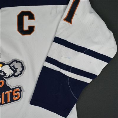 Bretton Cameron - Greenville Swamp Rabbits - 2016 ECHL Captains' Club Autographed Game-Worn Jersey