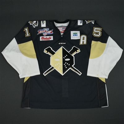 Zack Torquato - Wheeling Nailers - 2016 ECHL Captains Club Game-Worn Jersey