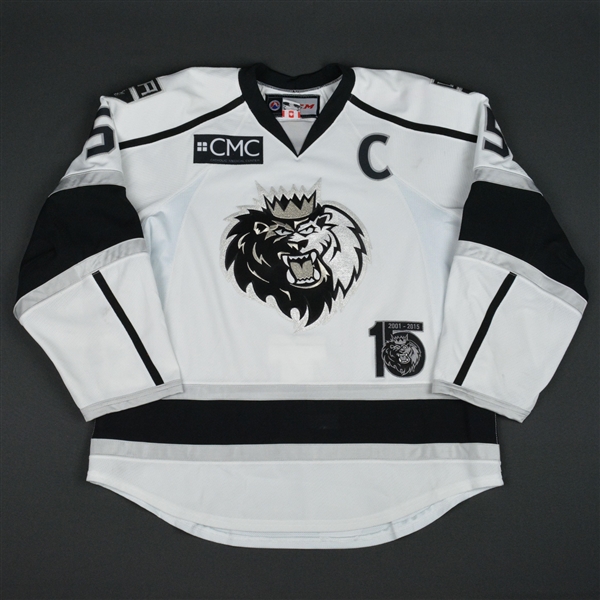 Matt MacKenzie - Manchester Monarchs - 2016 ECHL Captains Club Game-Worn Jersey