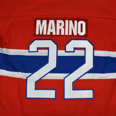 Brandon Marino - Brampton Beast - 2016 ECHL Captains' Club Game-Worn Jersey