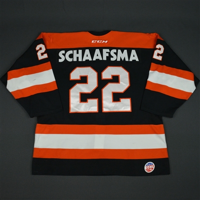 Jamie Schaafsma - Fort Wayne Komets - 2016 ECHL Captains' Club Game-Worn Jersey
