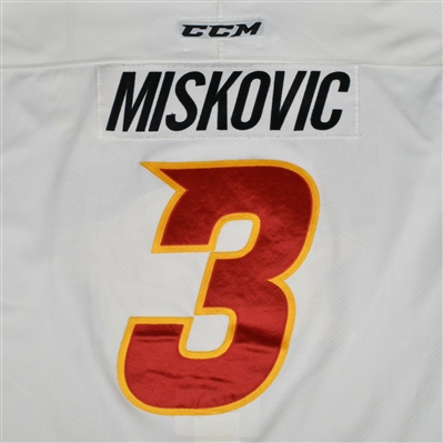 Zach Miskovic - Indy Fuel - 2016 ECHL Captains' Club Game-Worn Jersey