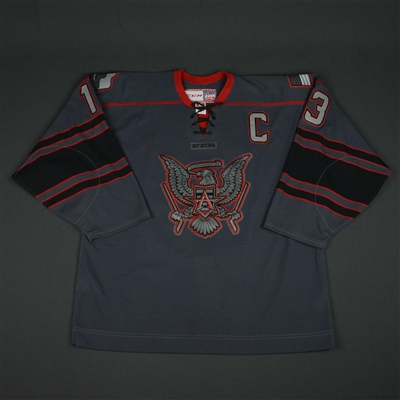 Chad Costello - Allen Americans - 2016 ECHL Captains Club Autographed Game-Worn Jersey