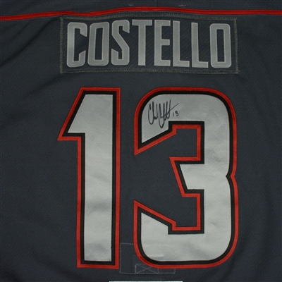 Chad Costello - Allen Americans - 2016 ECHL Captains' Club Autographed Game-Worn Jersey