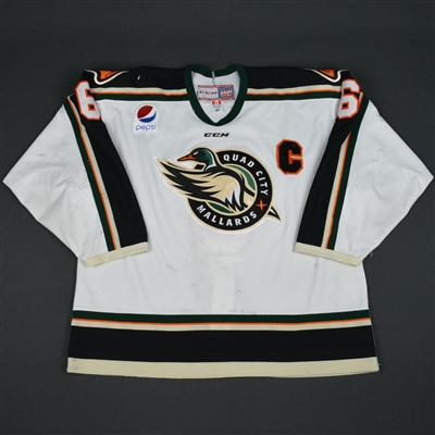 Darren McMillan - Quad City Mallards - 2016 ECHL Captains Club Game-Worn Jersey