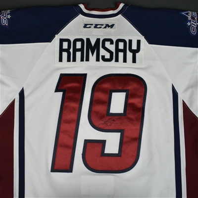 Brady Ramsay - Tulsa Oilers - 2016 ECHL Captains' Club Autographed Game-Worn Jersey