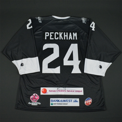 Theo Peckham - Wichita Thunder - 2016 ECHL Captains' Club Game-Issued Jersey