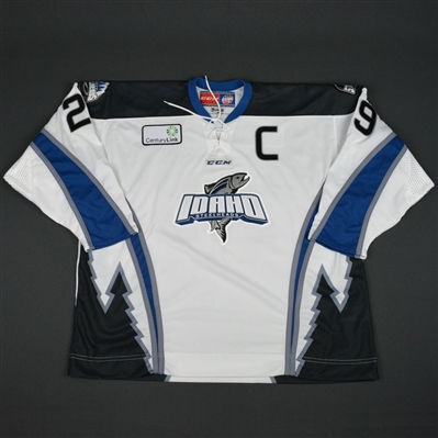 Carson McMillian - Idaho Steelheads - 2016 ECHL Captains Club Game-Issued Jersey