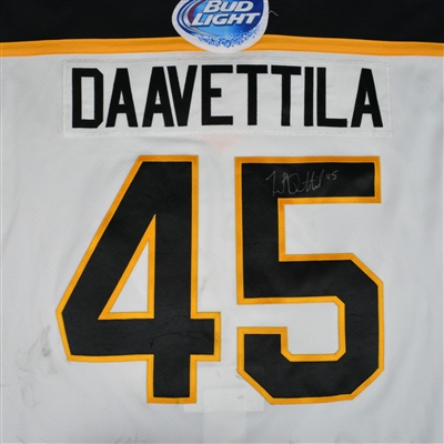 Trent Daavettila - Colorado Eagles - 2016 ECHL Captains' Club Autographed Game-Worn Jersey