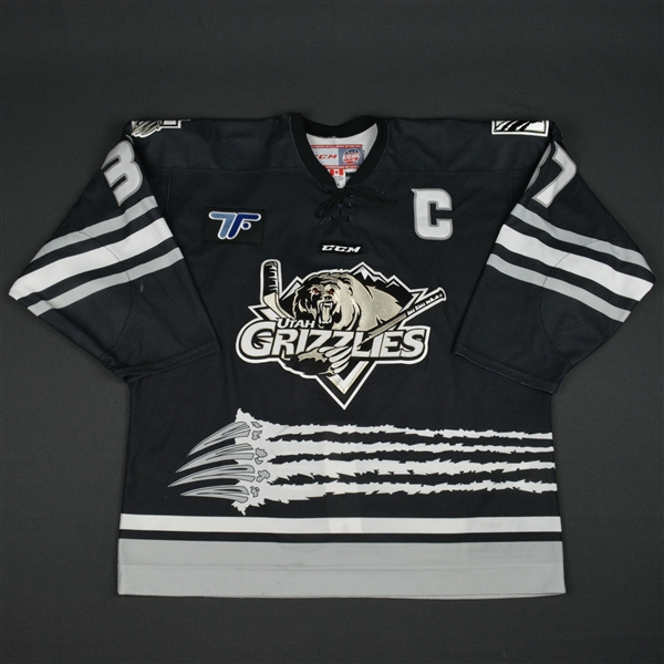 Brent Gwidt - Utah Grizzlies - 2016 ECHL Captains Club Autographed Game-Worn Jersey