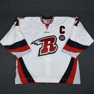 Winston Day Chief - Rapid City Rush - 2016 ECHL Captains Club Autographed Game-Issued Jersey