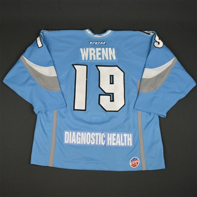 William Wrenn - Alaska Aces - 2016 ECHL Captains' Club Game-Worn Jersey