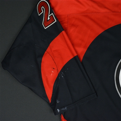 Zach Budish - Cincinnati Cyclones - 2016 ECHL Captains' Club Game-Worn Jersey