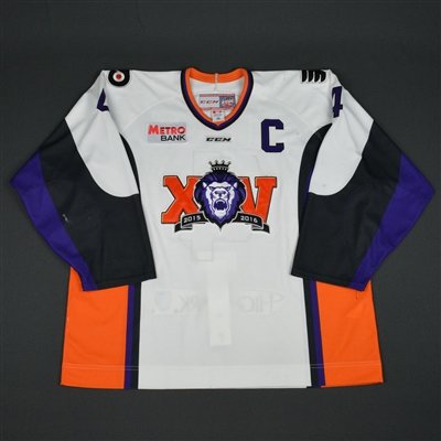 Maxim Lamarche -Reading Royals - 2016 ECHL Captains Club Game-Worn Jersey