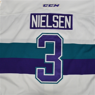 Carl Nielsen - Orlando Solar Bears - 2016 ECHL Captains' Club Game-Worn Jersey