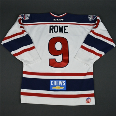Andrew Rowe - South Carolina Stingrays - 2016 ECHL Captains' Club Game-Worn Jersey