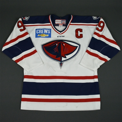 Andrew Rowe - South Carolina Stingrays - 2016 ECHL Captains Club Game-Worn Jersey