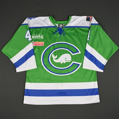 Anya Battaglino - Connecticut Whale - 2016-17 NWHL Game-Worn Preseason Jersey
