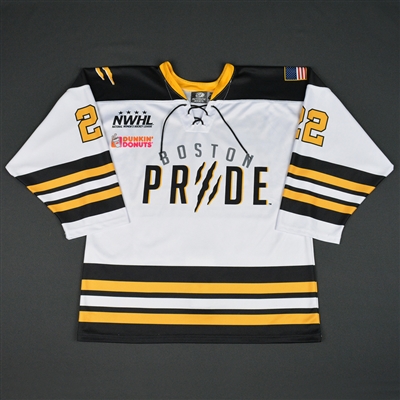 Kacey Bellamy - Boston Pride - 2016-17 NWHL Game-Worn Preseason Jersey