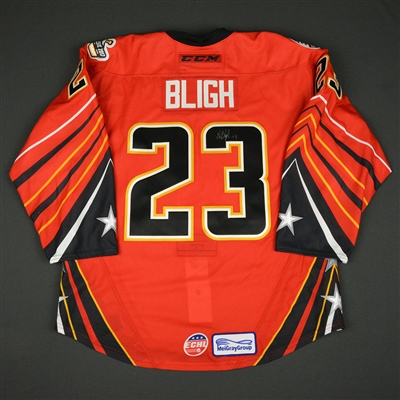 Nick Bligh - 2017 CCM/ECHL All-Star Classic - Adirondack Thunder - Game-Worn Autographed Jersey - 1st Half Only