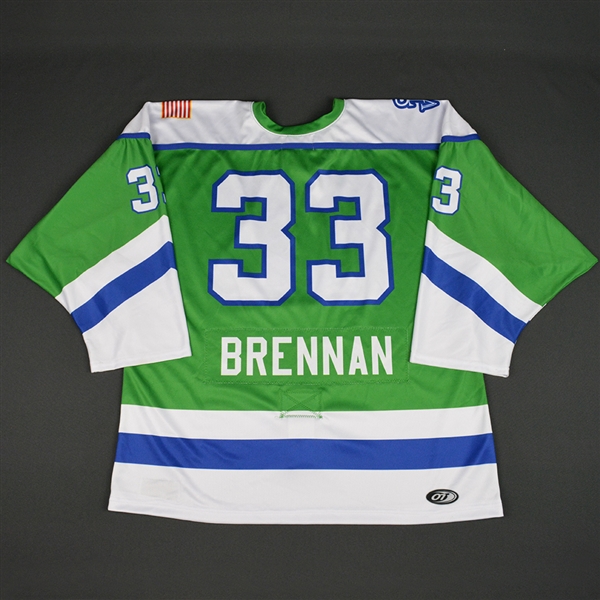 Laura Brennan - Connecticut Whale - 2016-17 NWHL Game-Worn Backup-Only Preseason Jersey