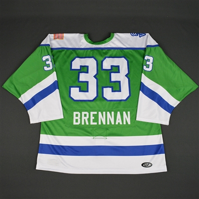 Laura Brennan - Connecticut Whale - 2016-17 NWHL Game-Worn Backup-Only Preseason Jersey