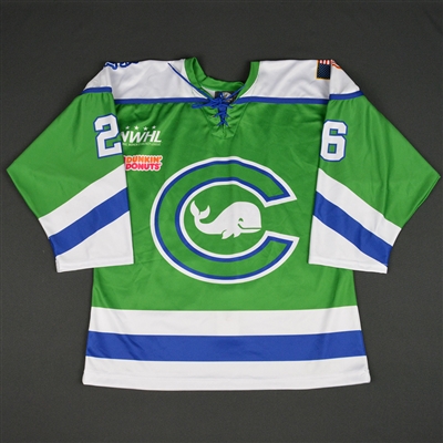 Jordan Brickner - Connecticut Whale - 2016-17 NWHL Game-Worn Preseason Jersey