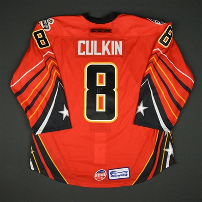 Ryan Culkin - 2017 CCM/ECHL All-Star Classic - Adirondack Thunder - Game-Worn Autographed Jersey - 1st Half Only