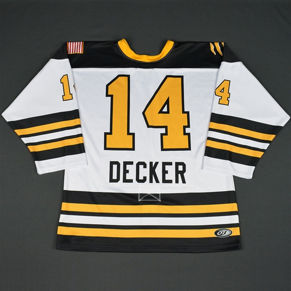 Brianna Decker - Boston Pride - 2016-17 NWHL Game-Worn Preseason Jersey